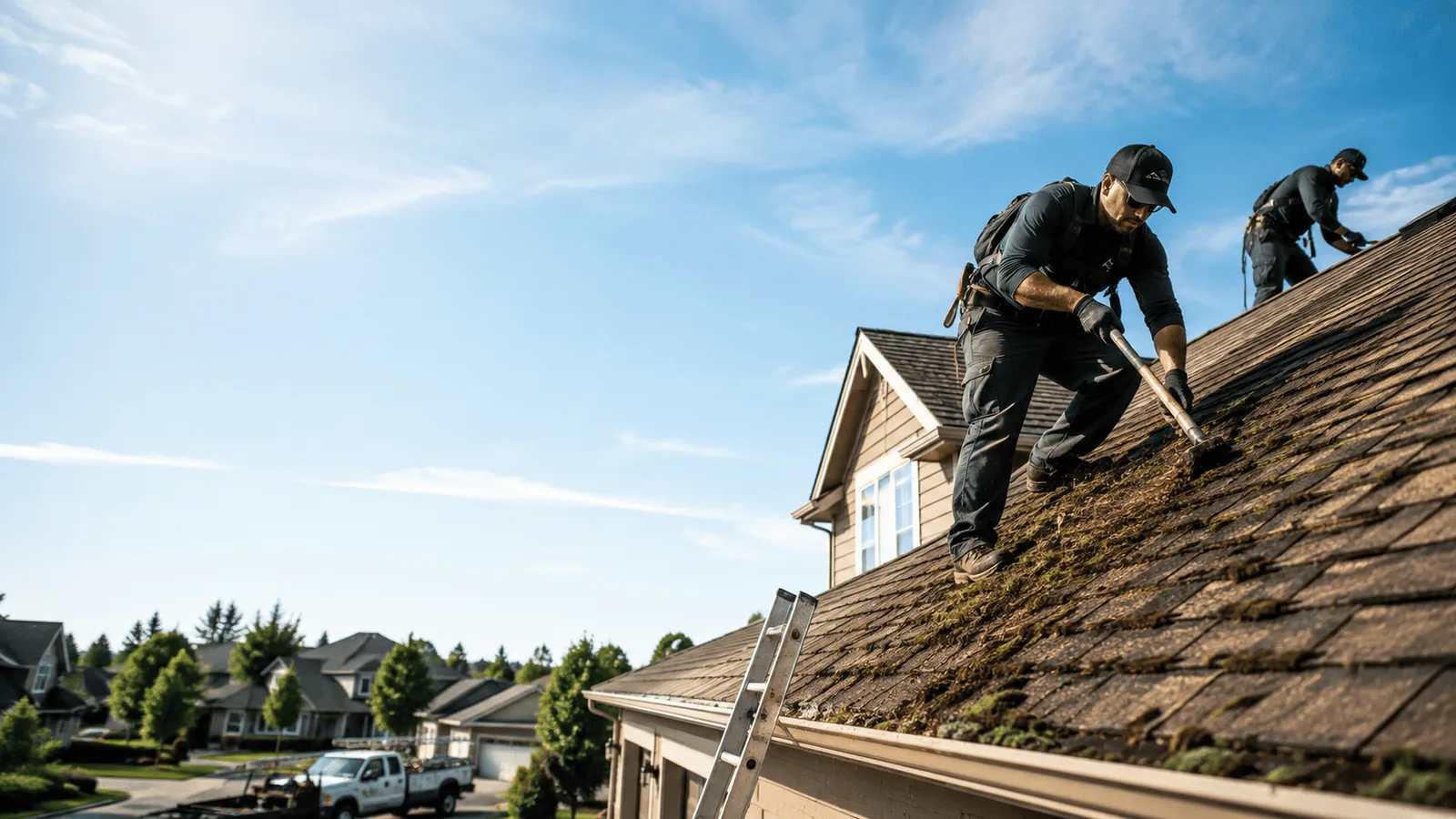 Roof Moss Removal in Buhler, KS near me
